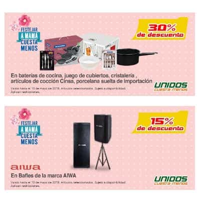 baterias de cocina y bafle en oferta